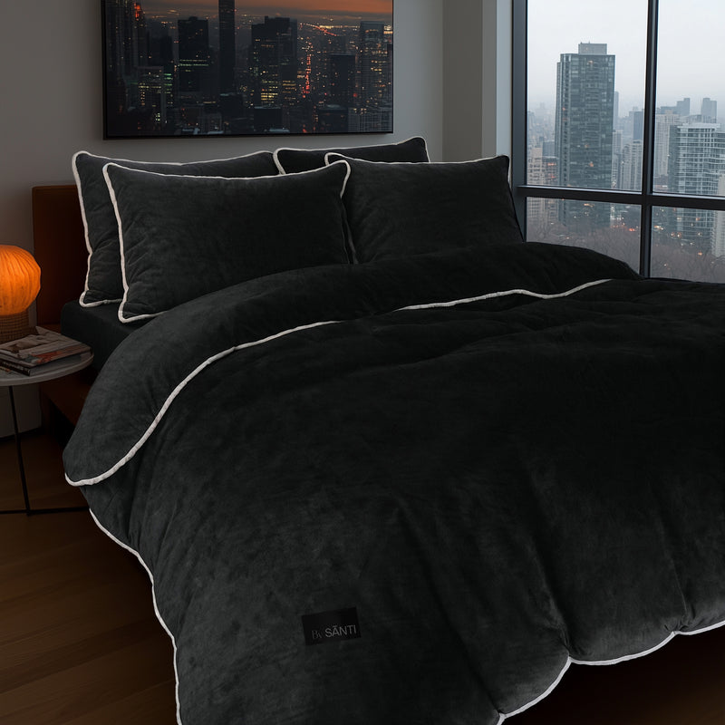 The Kefalonia Ultra-Soft Velvet Bedding Set