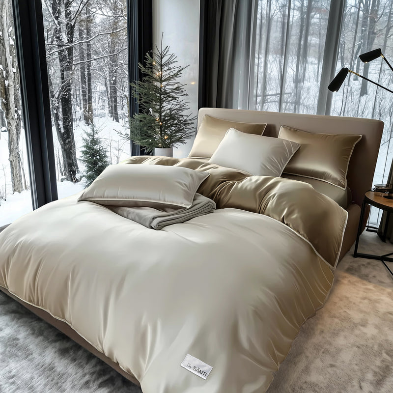 The BRISA Over-Sized Eucalyptus Bedding Set