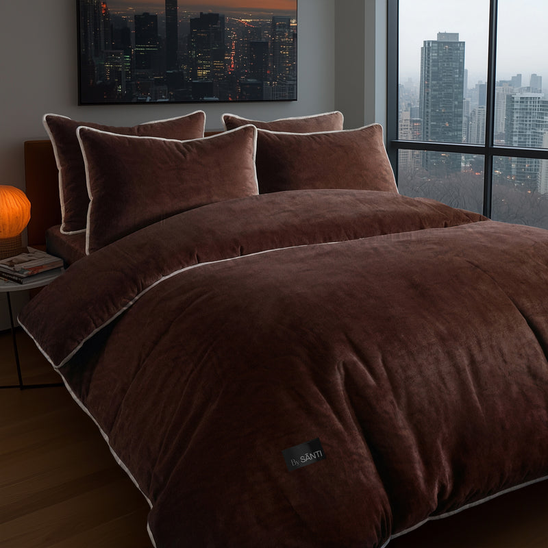 The Kefalonia Ultra-Soft Velvet Bedding Set