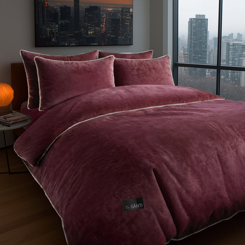 The Kefalonia Ultra-Soft Velvet Bedding Set