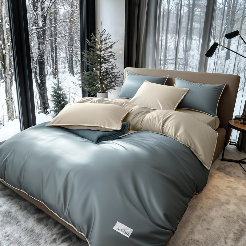 The BRISA Over-Sized Eucalyptus Bedding Set