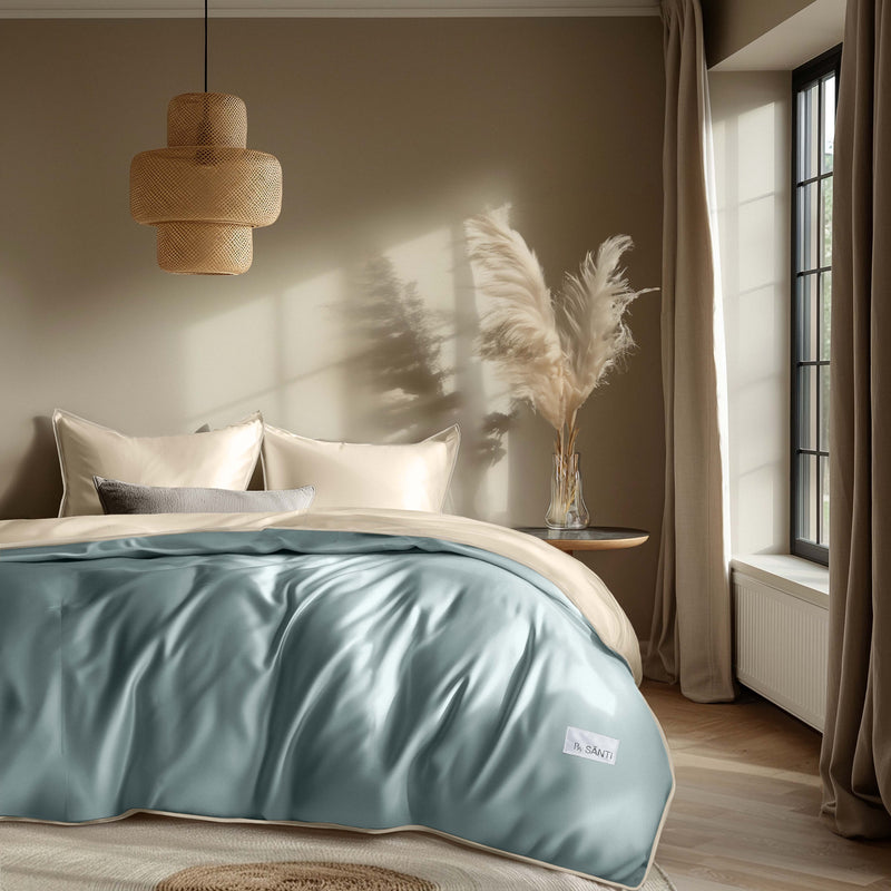 The BRISA Over-Sized Autumn Eucalyptus Bedding Set