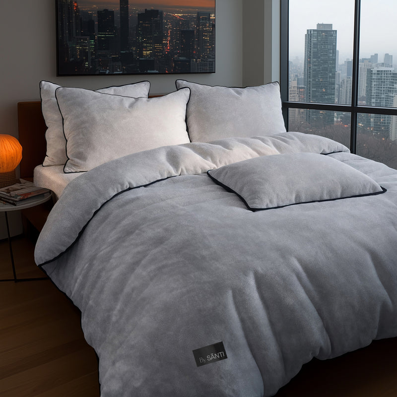 The Kefalonia Ultra-Soft Velvet Bedding Set